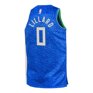 Damian Lillard Milwaukee Bucks 2024 City Edition Youth NBA Swingman Jersey