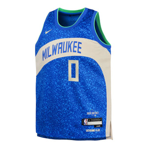 Damian Lillard Milwaukee Bucks 2024 City Edition Youth NBA Swingman Jersey