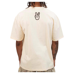 Deuce Cream Peace Hand Mens T-Shirt