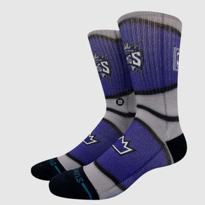 Sacramento Kings Hardwood Classic Mini Ball NBA Stance Socks