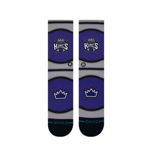 Sacramento Kings Hardwood Classic Mini Ball NBA Stance Socks