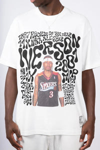 Allen Iverson Philadelphia 76ers Abstract T-Shirt