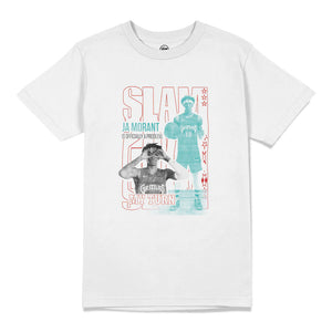 Ja Morant Memphis Grizzlies White SLAM Cover Magazine T-Shirt