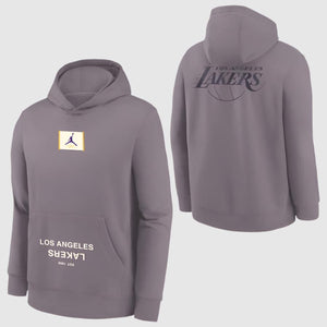 Los Angeles Lakers 2025 Jordan Statement Courtside Youth NBA Fleece Hoodie