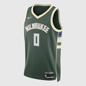 Damian Lillard Milwaukee Bucks 2024 Icon Edition NBA Swingman Jersey