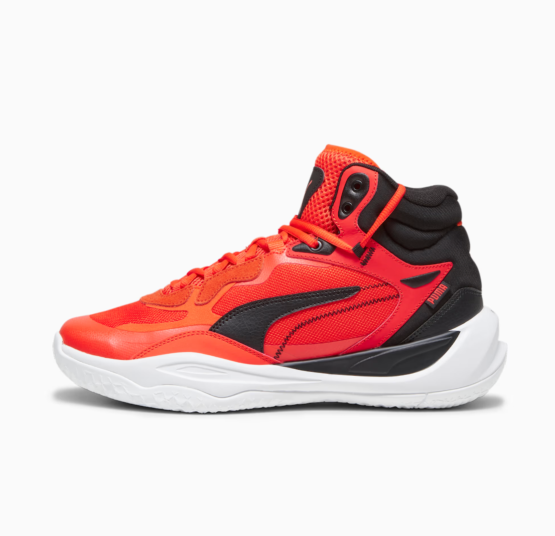 Youth red hot sale basketball shoes