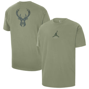 Milwaukee Bucks 2025 Jordan Statement Courtside Youth NBA T-shirt