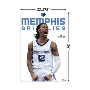 Ja Morant Memphis Grizzlies Feature Series '24 NBA Wall Poster