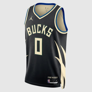 Damian Lillard Milwaukee Bucks 2024 Statement Edition NBA Swingman Jersey