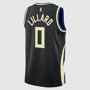 Damian Lillard Milwaukee Bucks 2024 Statement Edition NBA Swingman Jersey