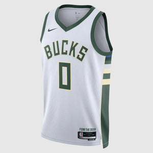 Damian Lillard Milwaukee Bucks 2024 Association Edition NBA Swingman Jersey