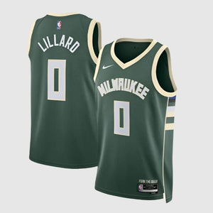 Damian Lillard Milwaukee Bucks 2024 Icon Edition NBA Swingman Jersey