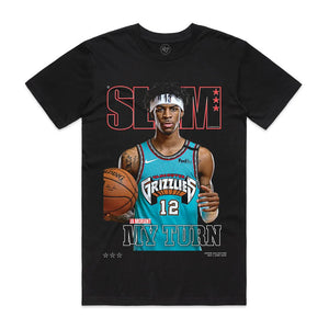 Ja Morant Memphis Grizzlies Black SLAM Cover Magazine T-Shirt