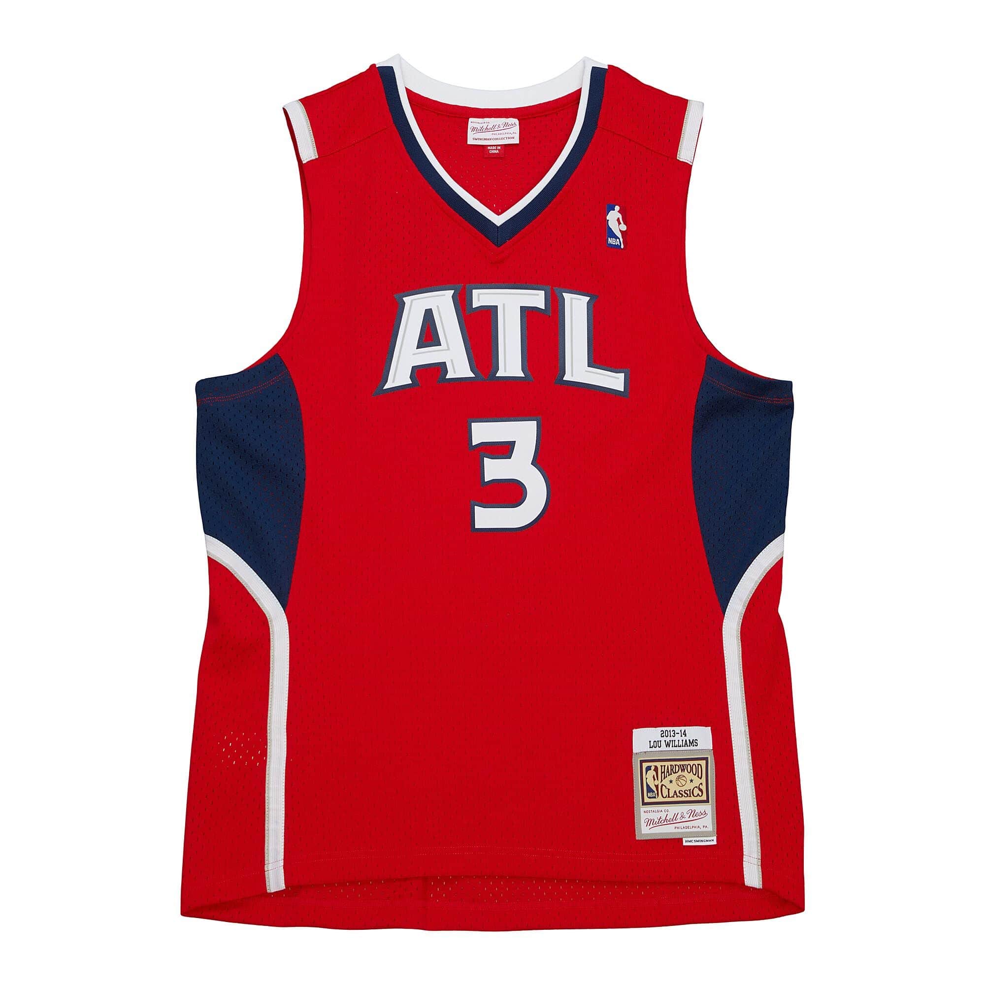 Lou Williams Atlanta Hawks HWC Throwback NBA Swingman Jersey – Basketball  Jersey World