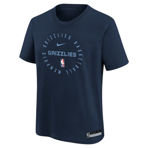 Memphis Grizzlies 2025 Practice Legend Dri-Fit NBA Youth T-Shirt