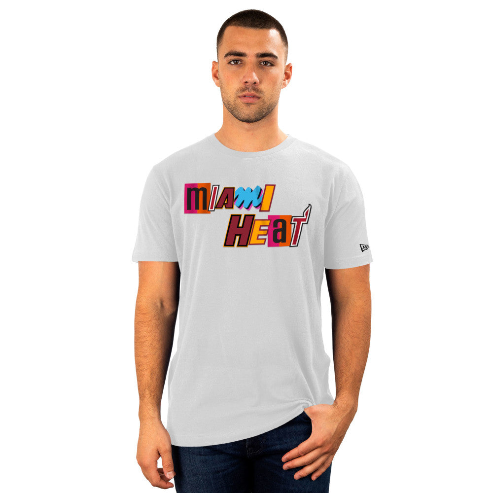 Miami Heat City Edition Men's Nike NBA Long-Sleeve T-Shirt.