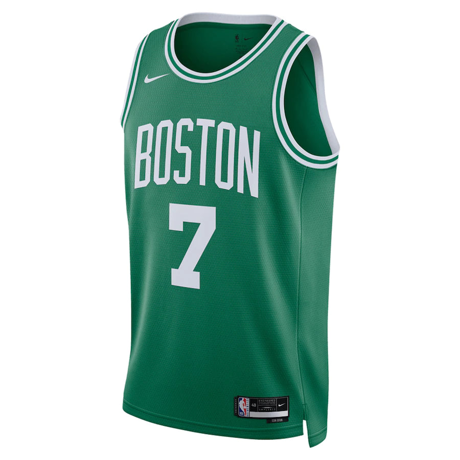 2023/24 Celtics BROWN #7 White Retro NBA Jerseys 热压