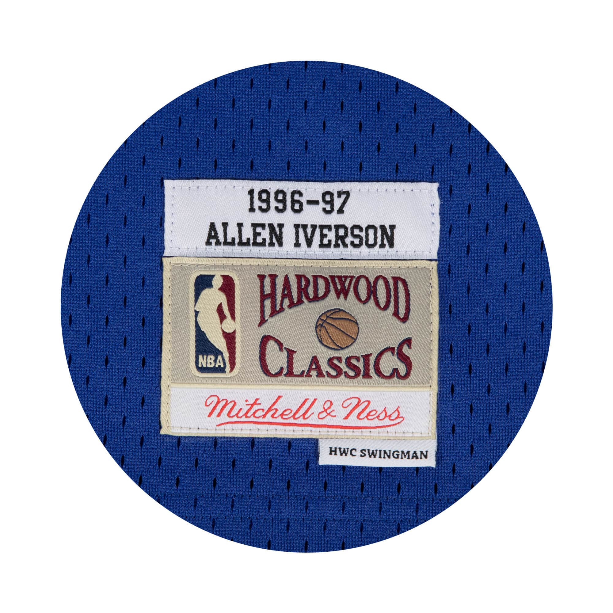 Allen Iverson Philadelphia 76ers HWC Throwback NBA Off White Swingman –  Basketball Jersey World