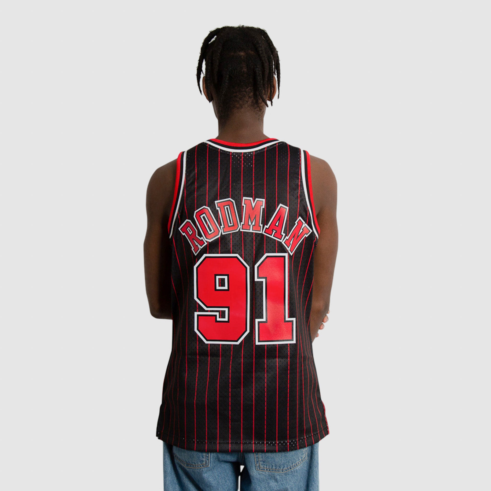 NBA_ College Wears Men's #91 Dennis Rodman Jersey #33 Scottie