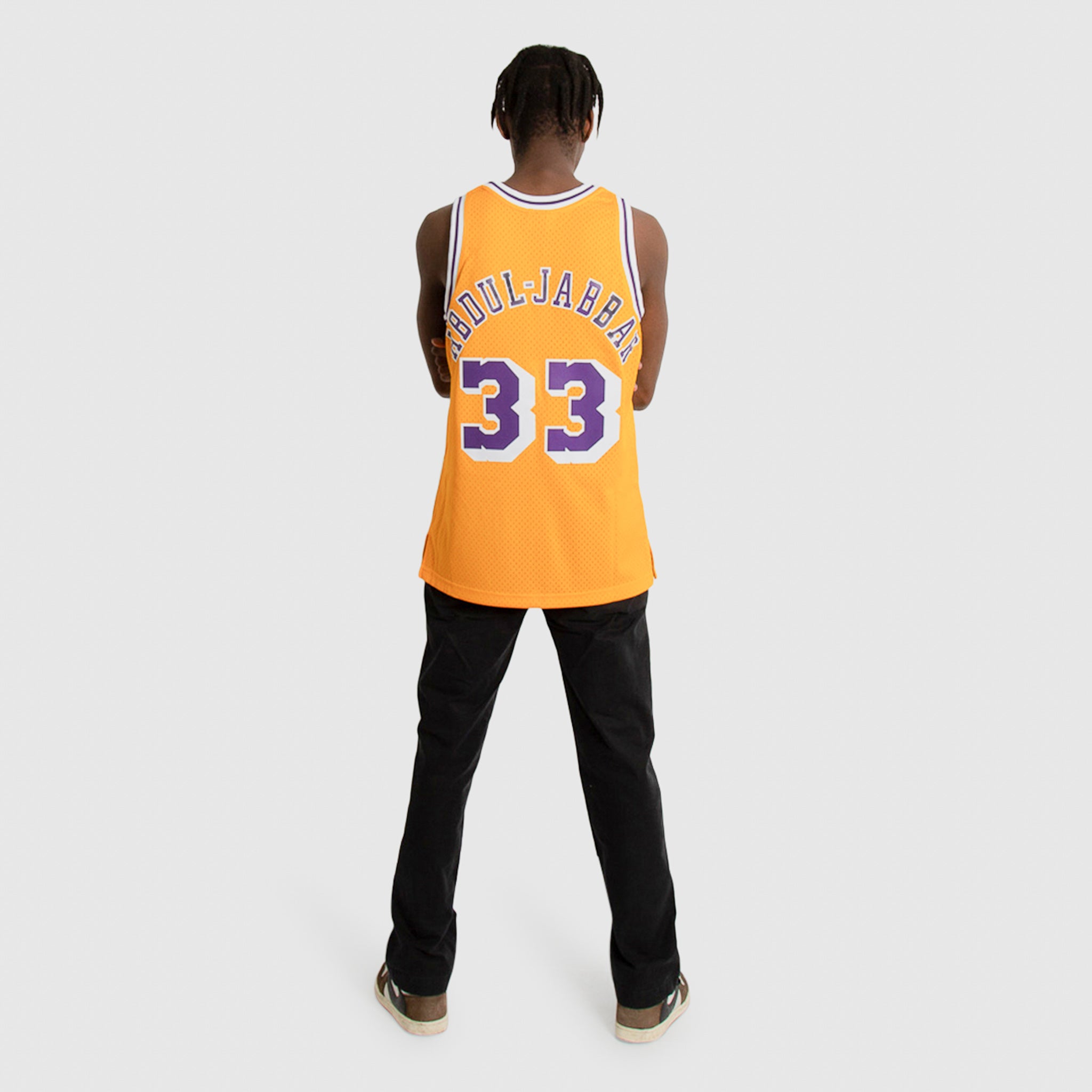 KARIM ABDUL-JABBAR Los Angeles Laker Jersey NBA BOYS/YOUTH M &