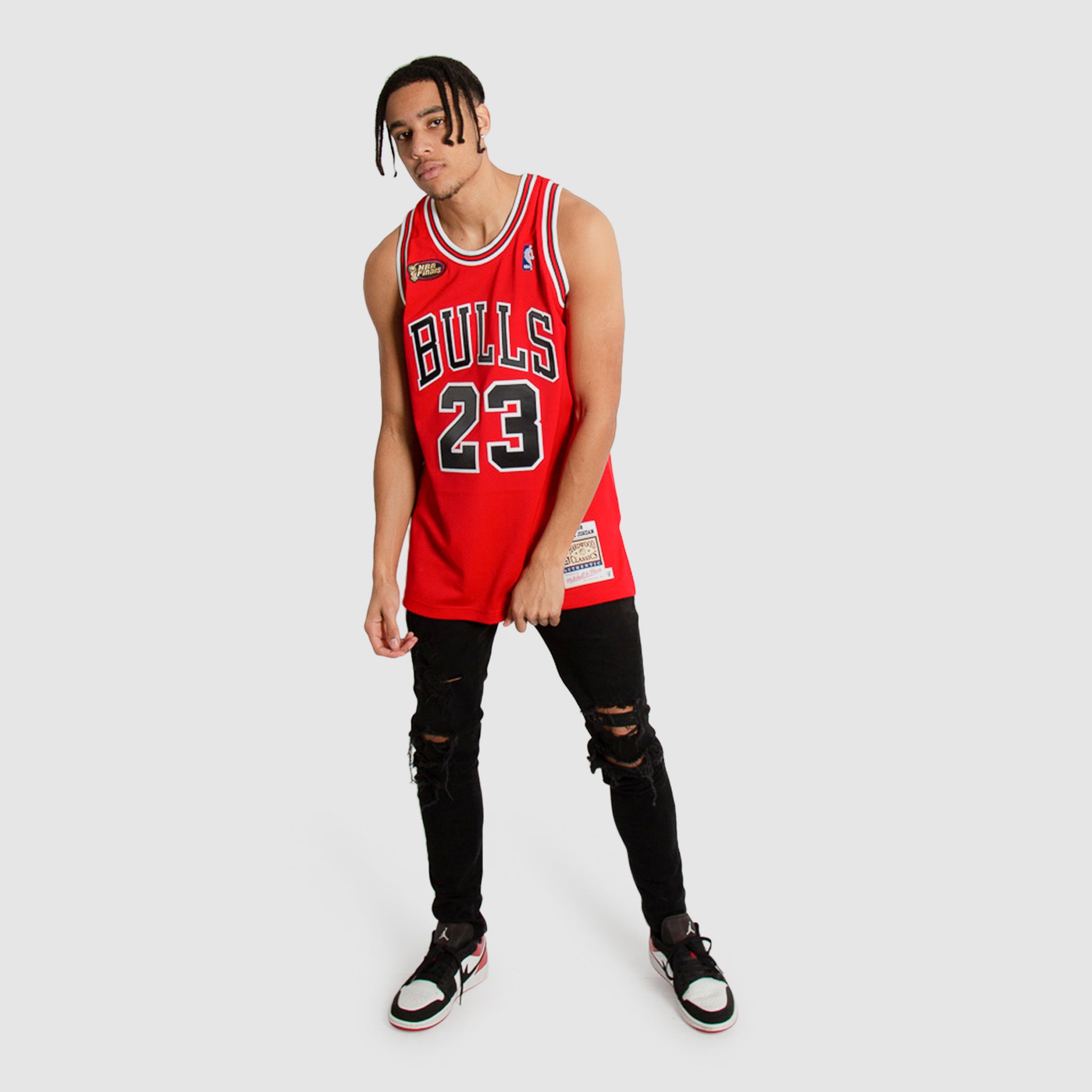 Michael Jordan Chicago Bulls Premium 1997-98 Finals NBA Authentic Jersey