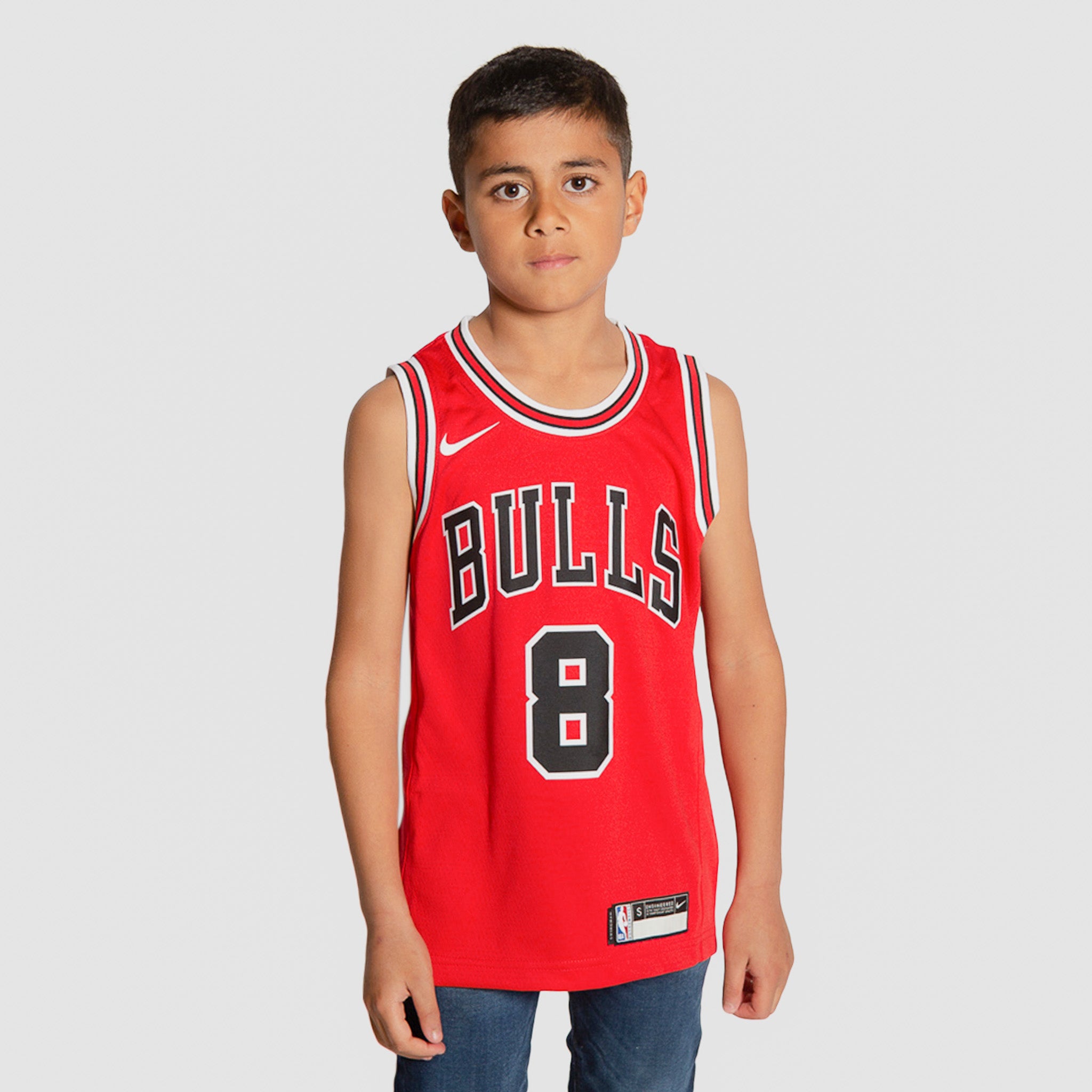 Nike Basketball NBA Chicago Bulls Zach LaVine Swingman unisex jersey in  black