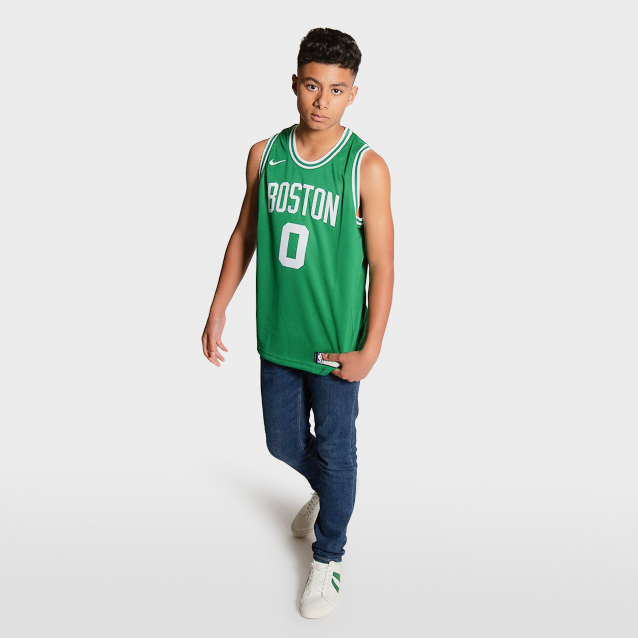 Nike Boston Celtics Jayson Tatum #0 Icon Edition Swingman Jersey