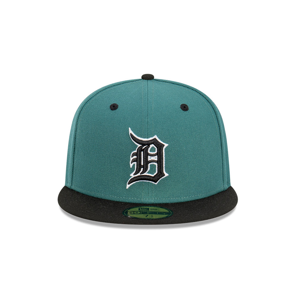 Detroit Tigers Pine Black 59FIFTY MLB Fitted Hat – Basketball Jersey World
