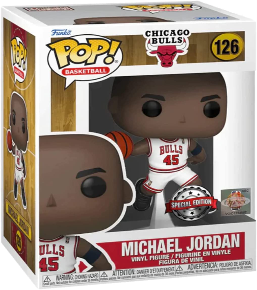  Michael Jordan #45 (Chicago Bulls) NBA Funko Pop! Exclusive :  Funko: Sports & Outdoors