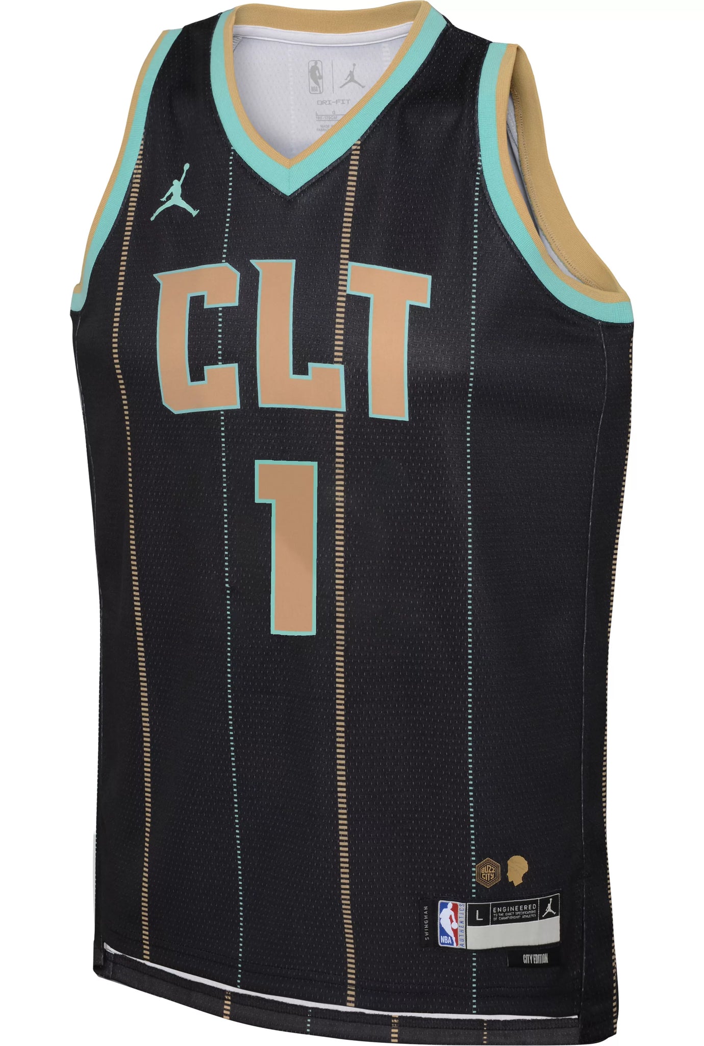 2022-2023 City Edition Charlotte Hornets Blue&Green NBA Shorts-311