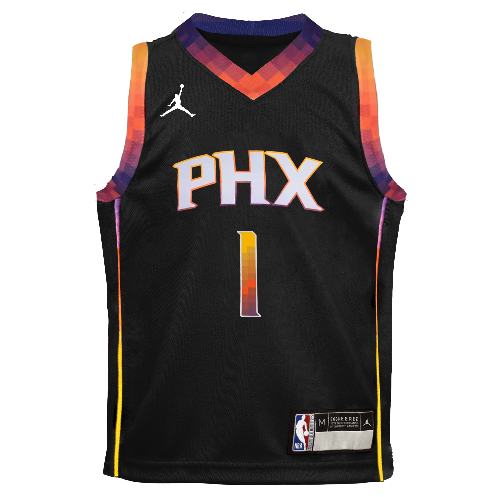 Jordan Big Boys Brand Devin Booker Black Phoenix Suns 2022/23