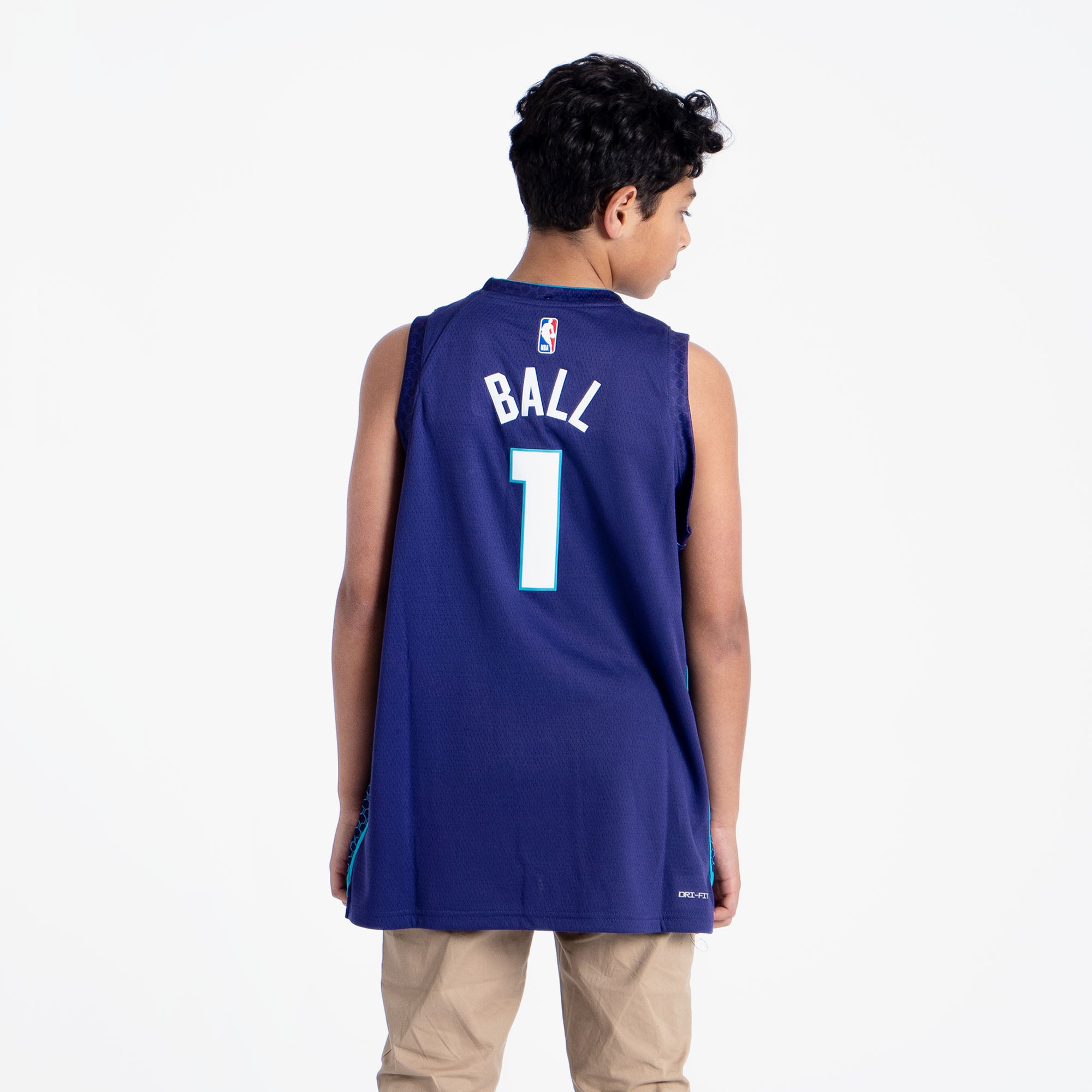 LaMelo Ball Charlotte Hornets 2023 Icon Edition Youth NBA Swingman