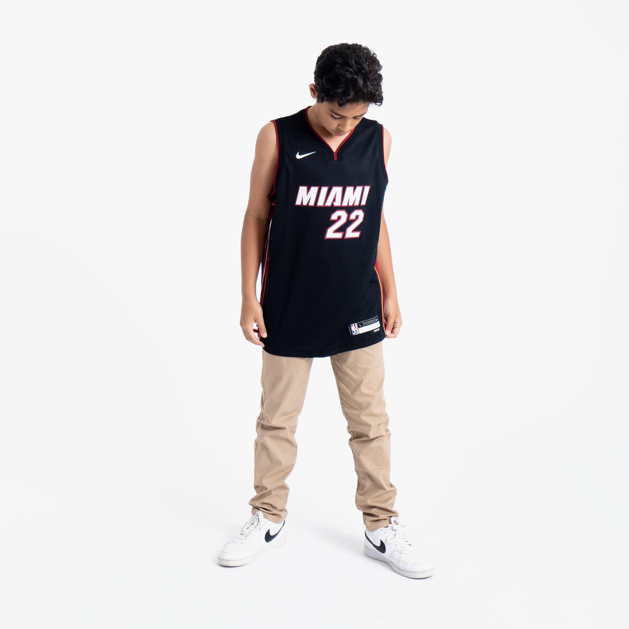 Miami Heat Jimmy Butler Nike Sponsor Patch NBA Swingman Jersey Icon Edition  XL