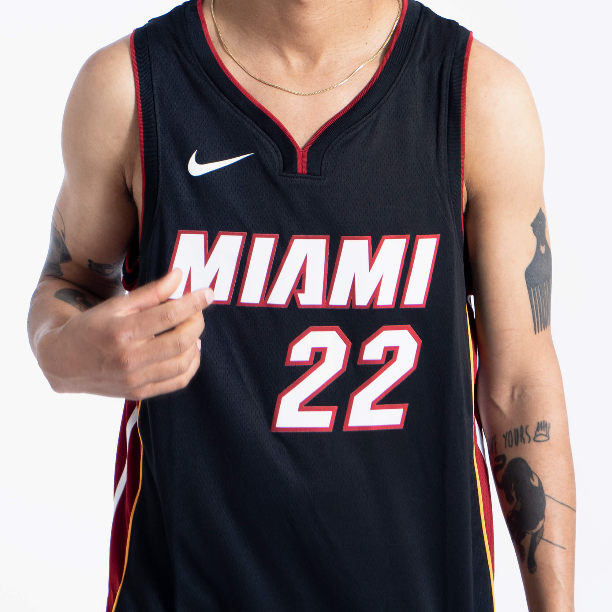 Youth Nike Jimmy Butler Black Miami Heat Swingman Jersey - Icon Edition Size: Large