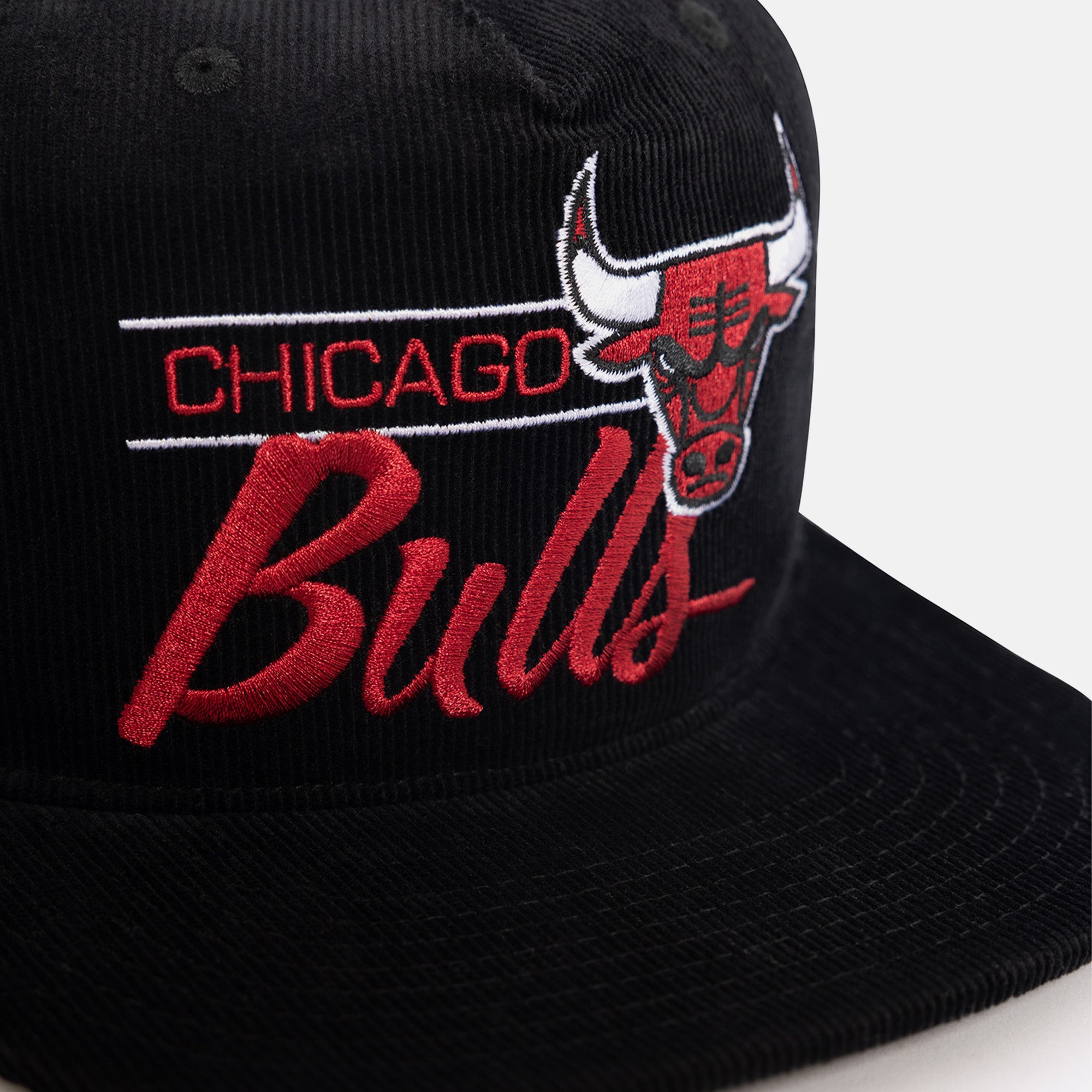 Men's Mitchell Ness Black Chicago Bulls My City Snapback Hat