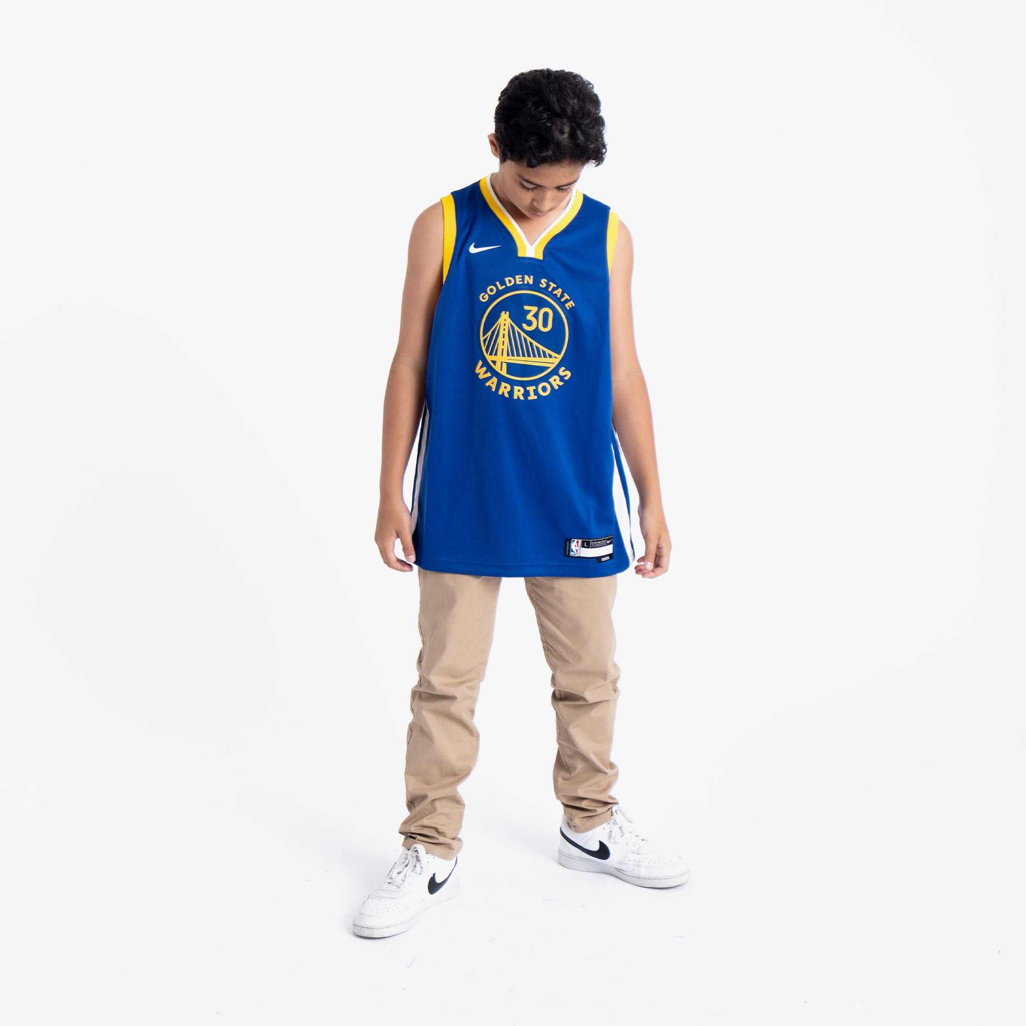 Stephen Curry Golden State Warriors Icon Edition Kids Swingman Jersey -  Throwback