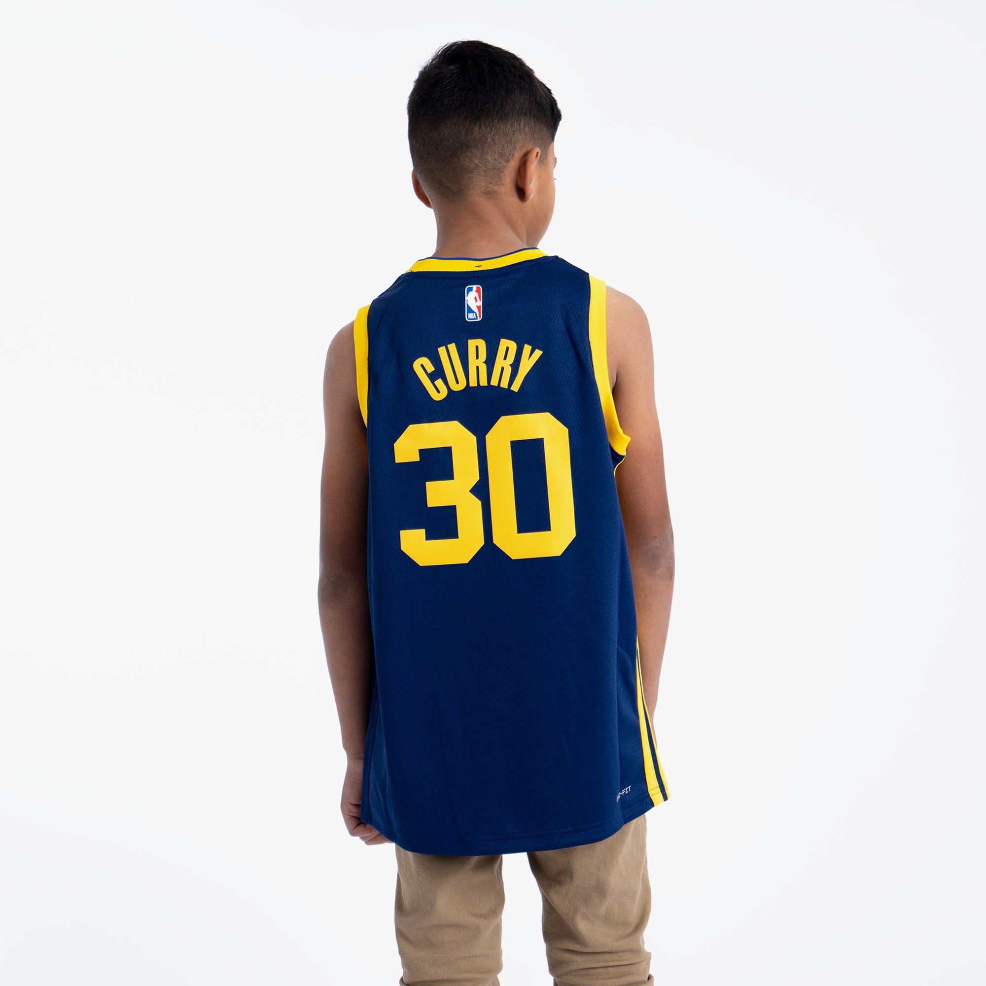 Steph Curry Golden State Warriors NBA Basketball Jersey Adidas Youth L  Swingman