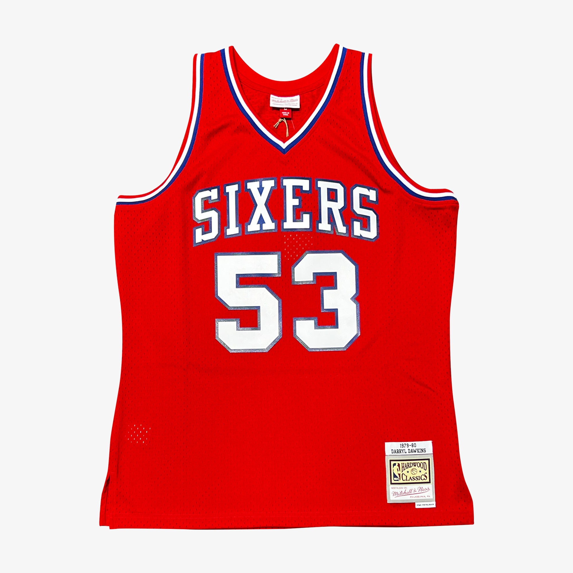 Authentic Vintage Mitchell & Ness Philadelphia Sixers Darryl Dawkins  Jersey