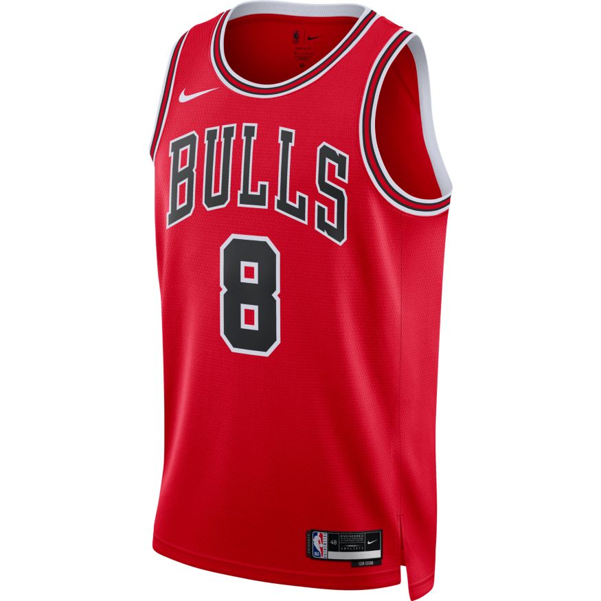 NBA_ Jersey Wholesale Custom Chicago''Bulls''Men''NBA''Zach LaVine DeMar  DeRozan 2022 Cleveland All-Star Jersey Grey Blue Red 75th Patch Uniform 