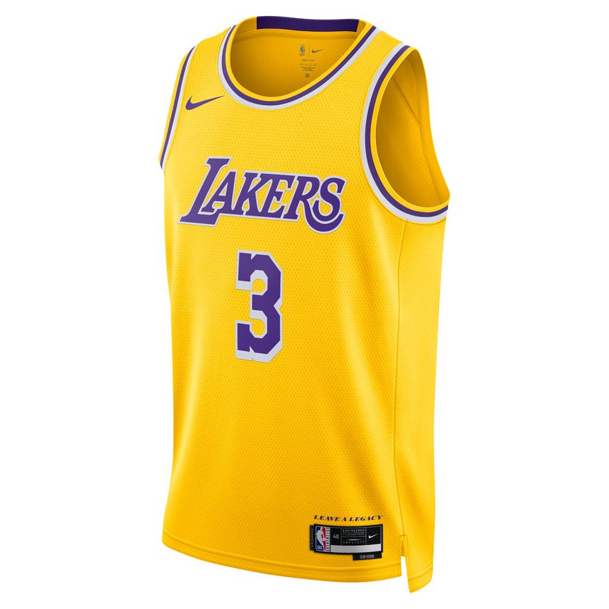 Anthony Davis Los Angeles Lakers 2023 Icon Edition NBA Swingman Jersey –  Basketball Jersey World