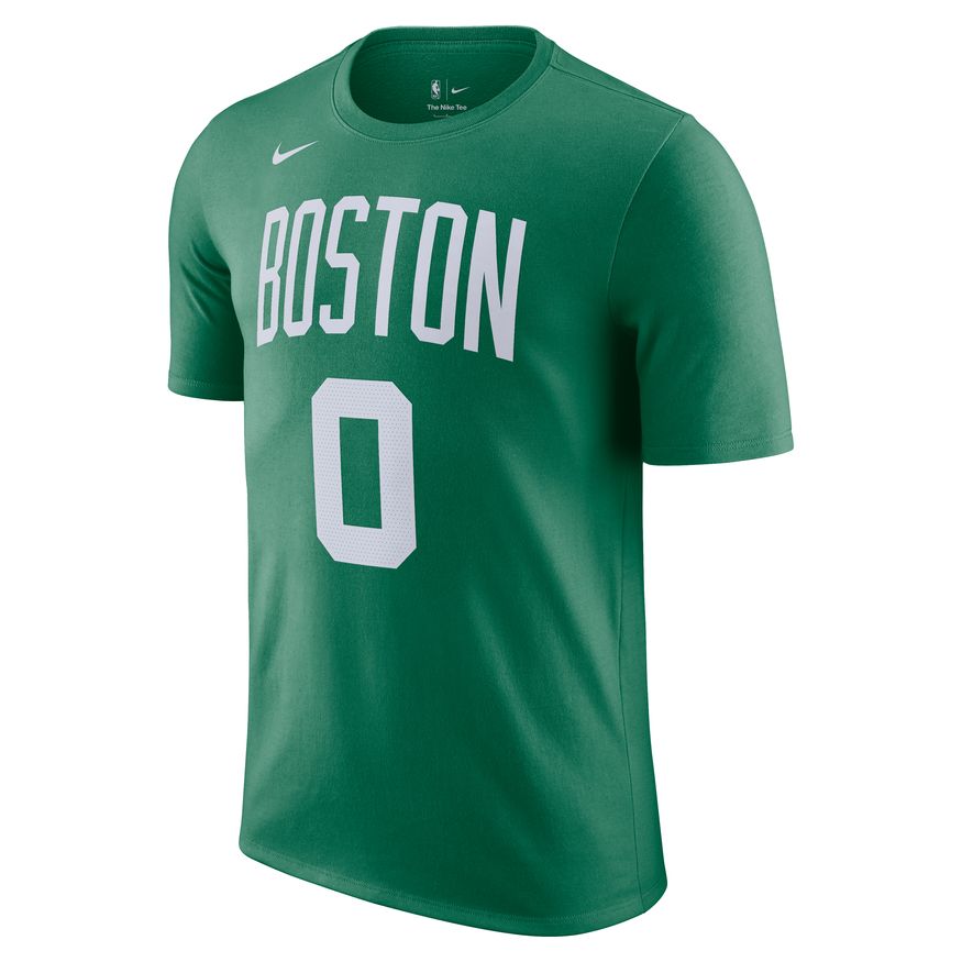 Jayson Tatum Boston Celtics Name & Number Icon Edition NBA T-Shirt –  Basketball Jersey World