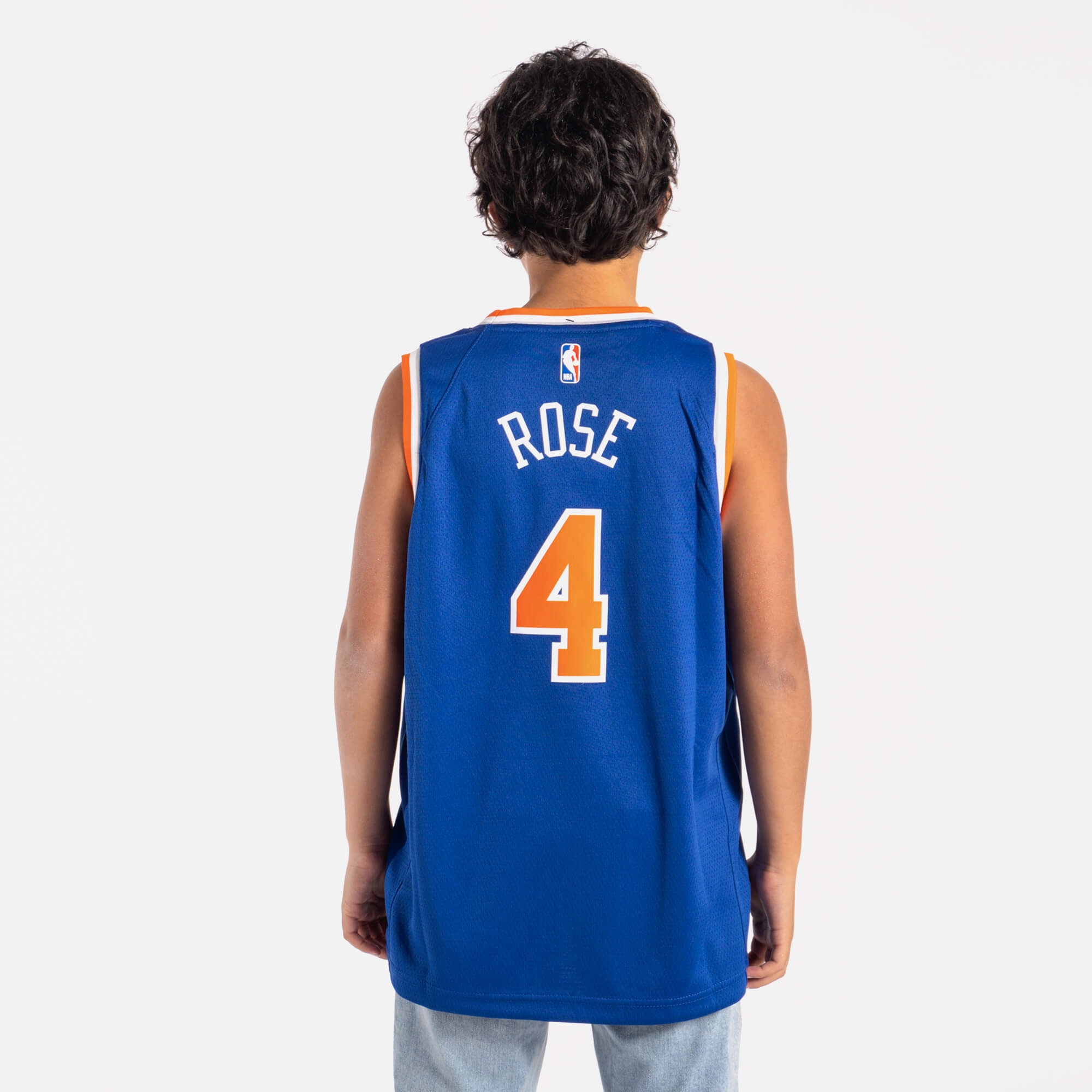 Derrick Rose New York Knicks Icon Edition Swingman Jersey - Blue