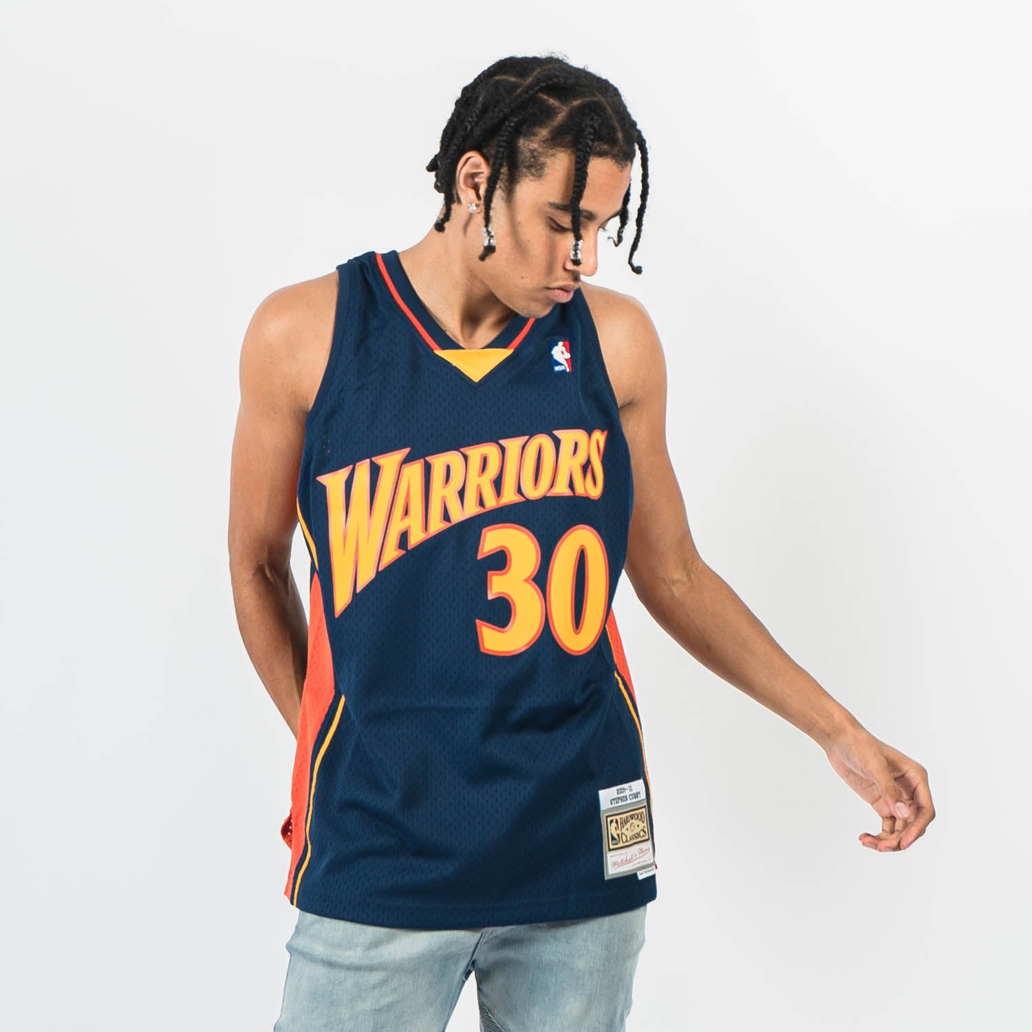 Stephen Curry Golden State Warriors Classic Edition Swingman Jersey - -  Throwback