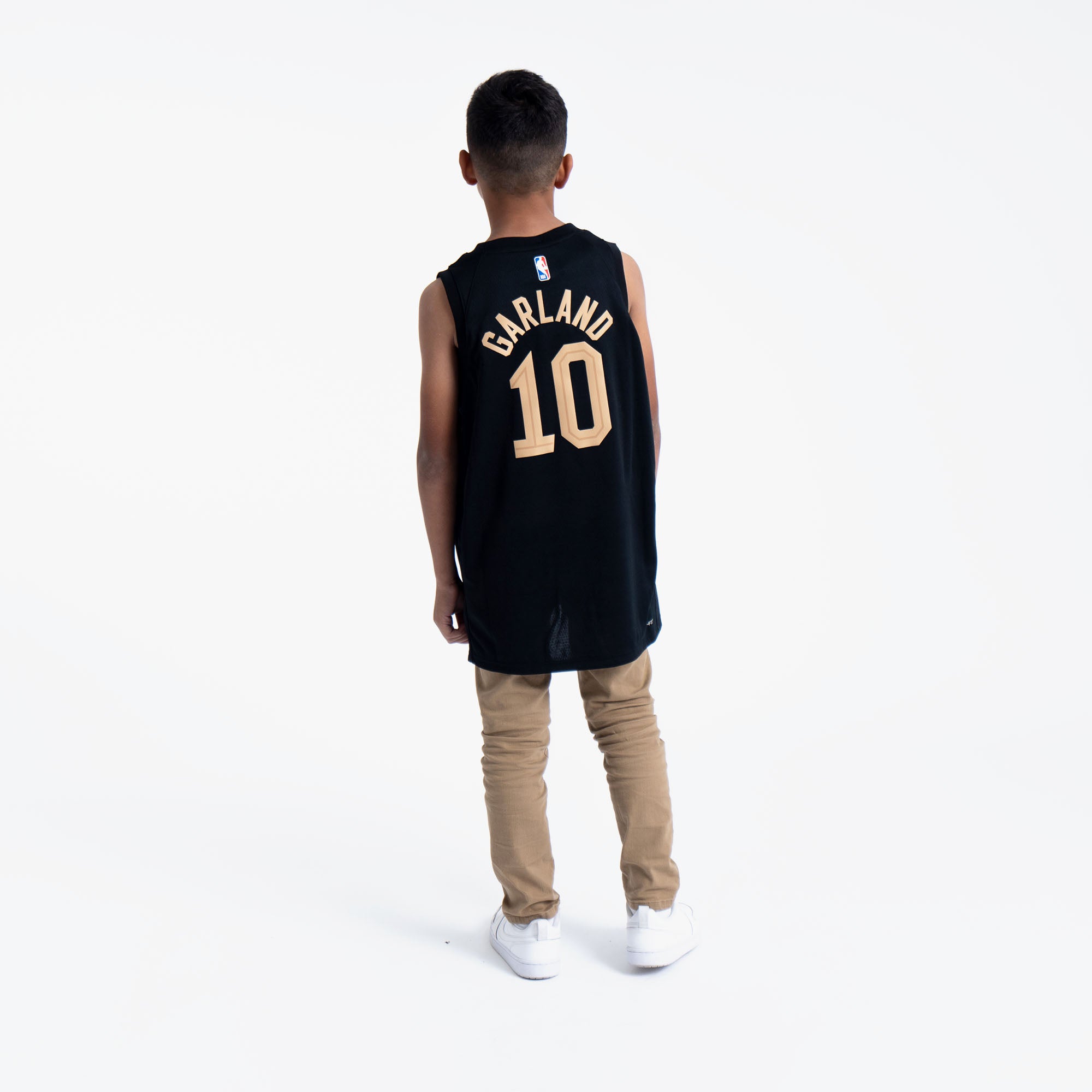 Nike Youth Cleveland Cavaliers Darius Garland #10 Black Dri-FIT Swingman  Jersey