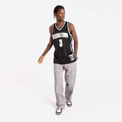 Georgetown Hoyas Air Jordan Brand Camo Basketball Jersey Mens Sz L Swingman