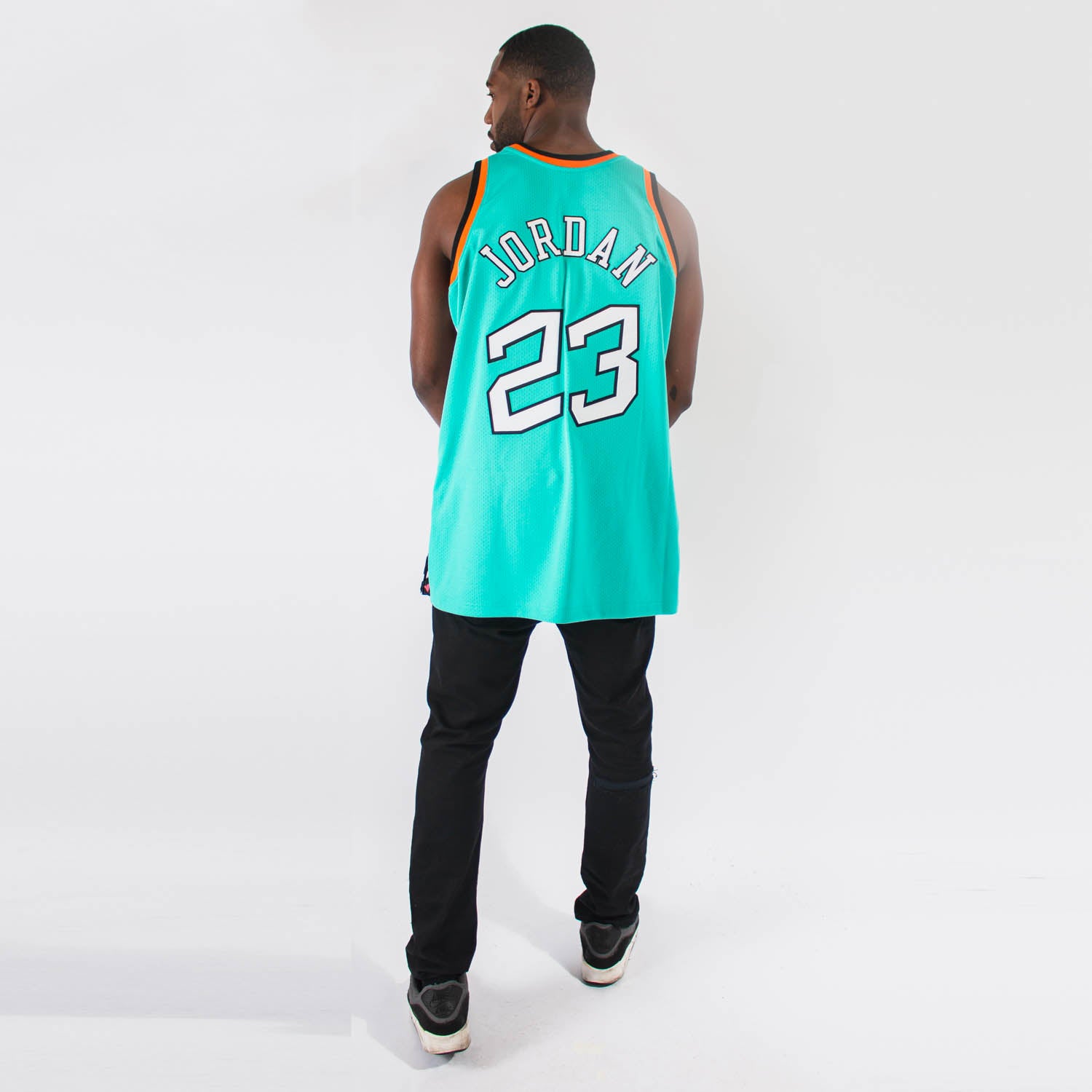 Mitchell & Ness Men's Chicago Bulls All Star Game '96 Michael Jordan #23  Teal Authentic Jersey