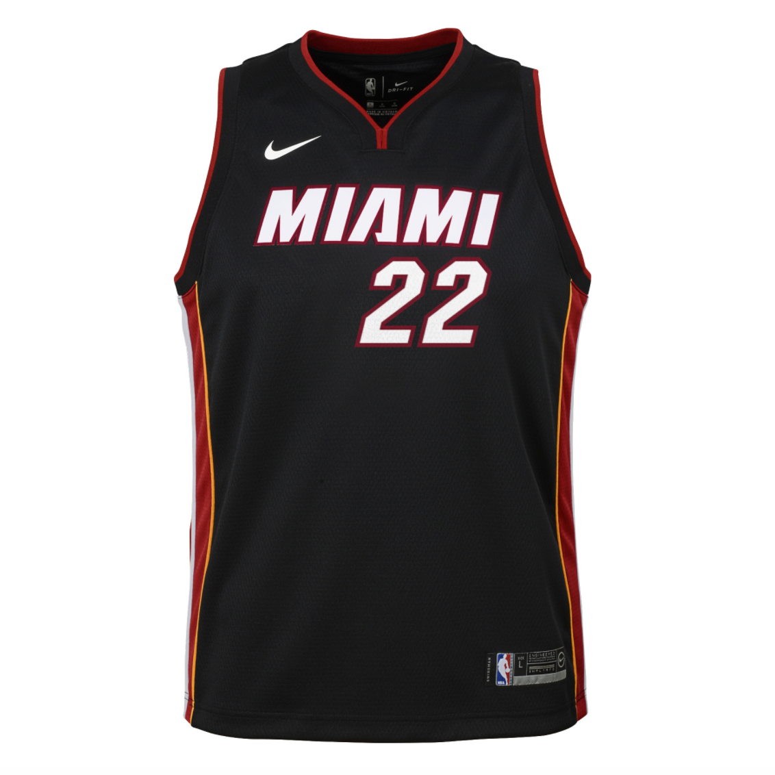 Youth Fanatics Branded Jimmy Butler Black Miami Heat Fast Break Replica  Jersey - Icon Edition