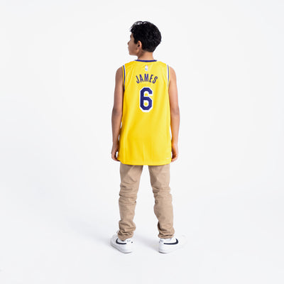 NBA Los Angeles Lakers LeBron James Youth Nike Icon Swingman