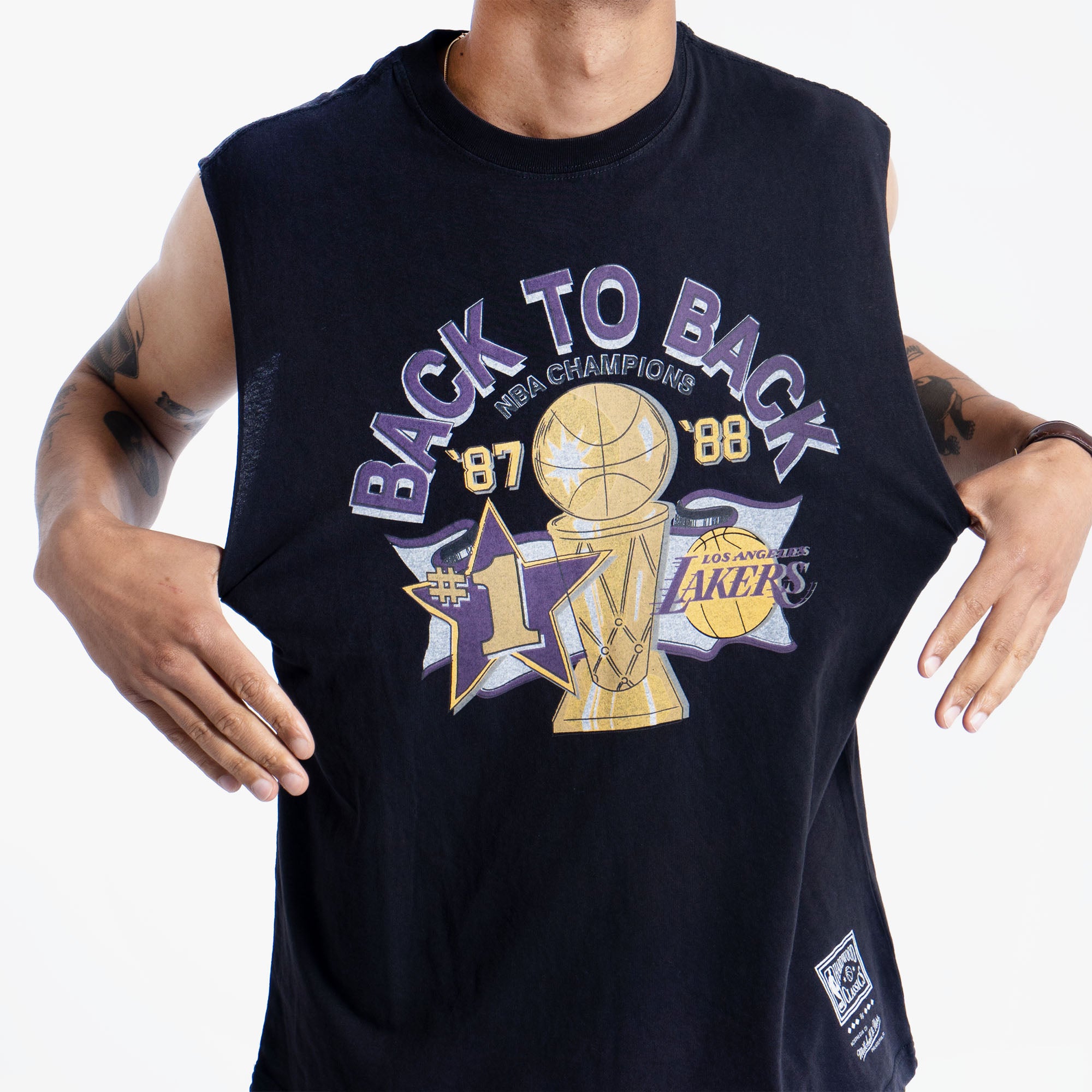 Vintage 87/88 Los Angeles Lakers World Champs Back To Back Muscle