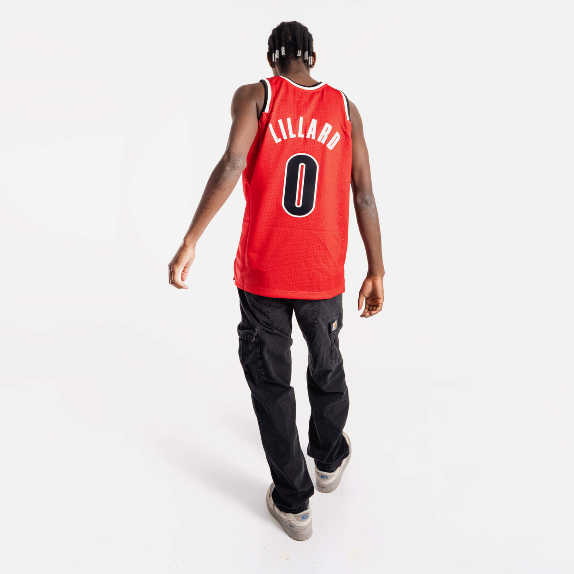 NBA Portland Trail Blazers Damian Lillard #0 Men’s Replica Jersey, X-Large,  Red